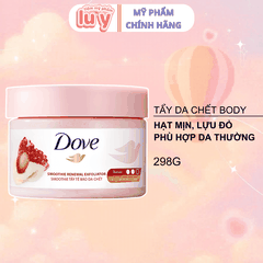 Tẩy Da Chết Dove Hương Lựu Đỏ 280G Mẫu Mới