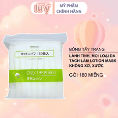 Bông Tẩy Trang Miniso 180 Miếng