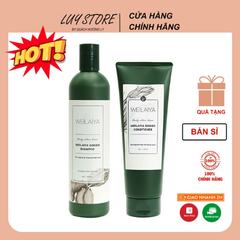 Cặp dầu gội xả Gừng Weilaiya Ginger [Cty - Free VAT]