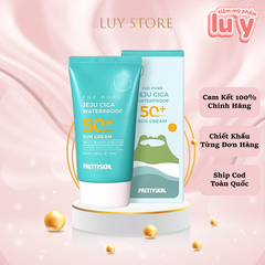 Kem Chống Nắng Kháng Nước PRETTYSKIN THE PURE CICA WATERPROOF SUN CREAM