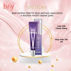 Kem Dưỡng Da mặt PrettySkin 30ML Retinol Bakuchiol A-Mazing Night