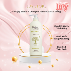 [Dầu Gội] BIOTIN Collagen - Trắng - Trị rụng tóc - 500ML­ [Cty - Full VAT]