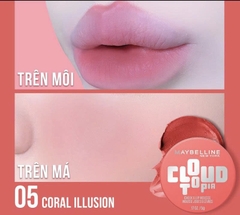 Son Môi & Má Hồng Maybelline Cloudtopia 05 Coral Illusion 5g