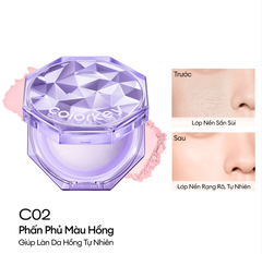 Phấn Phủ Dạng Bột Colorkey Vỏ Tím #C02 - Hồng Tự Nhiên