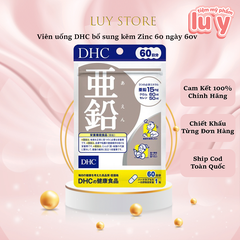 Viên uống DHC Kẽm 60v