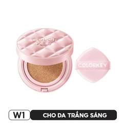 Phấn Nước COLORKEY Cushion Chống Nắng SPF 50+PA++++ W1 - Tự Nhiên