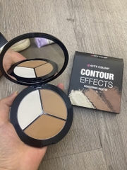 Tạo Khối City Color Contouring Palette 3 Ô Hộp Tròn