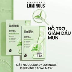 Mặt Nạ Hỗ Trợ Giảm Dầu Mụn Từ Trà Xanh & BHA Colorkey Luminous 25ml