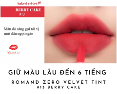 Son Kem Lì Romand Zero Velvet Tint