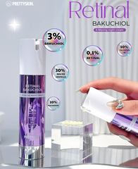 Kem Dưỡng Da mặt PrettySkin 50g Retinol Bakuchiol A-Mazing Night Có Tem Phụ,