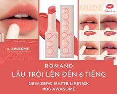 Son Thỏi Lì Romand Zero Matte Lipstick 3g