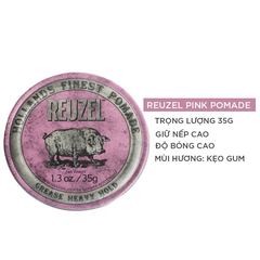 Sáp Vuốt Tóc Reuzel Pink Pomade Bản Trung