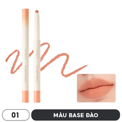 Chì Kẻ Viền Môi 2 Đầu Romand #01 - Base Đào