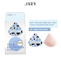 Mút Tán Kem Nền Dày JARY THICK FOUNDATION PUFF - 02 - Hình Tam Giác [Cty - Full VAT]