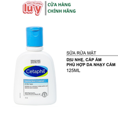 Sữa Rửa Mặt Cetaphil Dịu Lành Cho Da Nhạy Cảm 125ml [Hàng Cty - Free VAT]