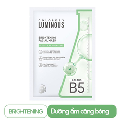 Mặt nạ giấy Colorkey Luminous Vitamin B5 Xanh Lá - Dưỡng Ẩm, Căng Bóng