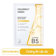 Mặt nạ giấy Colorkey Luminous Vitamin B5 Vàng - Dưỡng Ẩm, Dịu Da