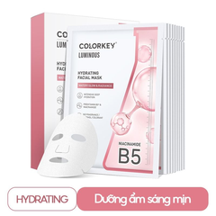 Mặt nạ giấy Colorkey Luminous Vitamin B5 Hồng - Dưỡng Ẩm, Sáng Mịn