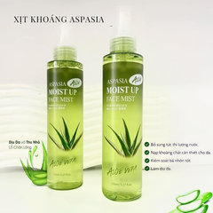 [Tặng Mask JM] Xịt Khoáng Dưỡng Ẩm Lô Hội Aspasia Moist Up Face Mist 150ml