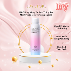 Xịt Chống Nắng Dưỡng Trắng Da MayCreate Moisturizing 150ml