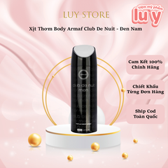 Xịt Thơm Body Armaf Club De Nuit