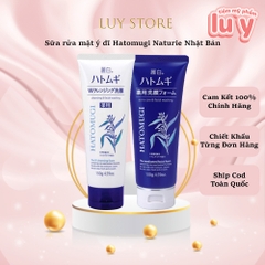 Sữa Rửa Mặt Ý dĩ Hatomugi - 130g - Trắng