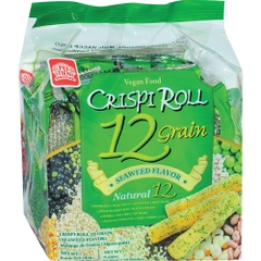 Bánh 12 loại ngũ cốc Crispi Roll vị rong biển 180g