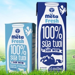 Sữa tươi Metafresh ít đường 110ml
