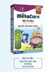 Metacare BAD gạo lức trộn sữa & Olive