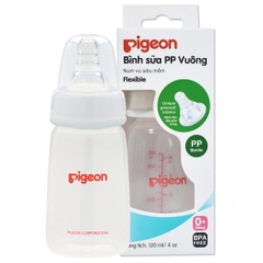 Bình Sữa Pigeon Vuông 120ml