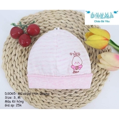 Mũ sơ sinh bo tròn  Dokma DS 065