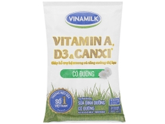 Sữa dinh dưỡng có đường Vinamilk A&D3 bịch 220ml