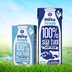 Sữa tươi Metafresh có đường 110ml