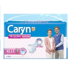 Tã Người Lớn Caryn Quần Mỏng Nhẹ XL12