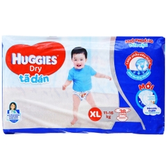 Tã dán Huggies Dry size XL 38 miếng (11-16kg)