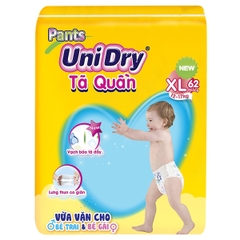 Tã quần Unidry size XL 62