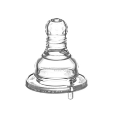 Núm vú cổ hẹp silicone siêu mềm M+ - 2 cái Anti Colic KuKu