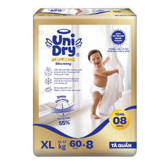 Tã Quần UniDry Supreme XL60