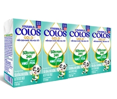 Sữa pha sẵn Vinamilk Colos Gold 110ml (lốc 4 hộp)
