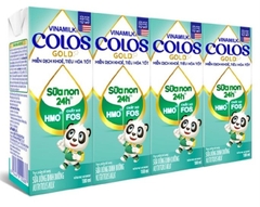Sữa pha sẵn Vinamilk Colos Gold 180ml (lốc 4 hộp)
