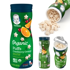 Bánh ăn dặm Nestle Organic Puffs Việt Quất Cam 42g