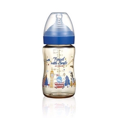 Bình sữa cổ rộng Kuku phiên bản đặc biệt 260ml