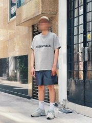 ESSENTIAL GREY LOGO TEE - 125BT202002F DKH OATMEAL