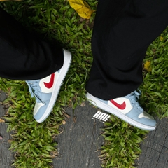 NIKE AIR JORDAN 1 LOW  "BLUE WHISPER"  (DC0774-164)
