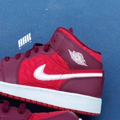 AIR JORDAN 1 MID SE RED QUILT - AV5174 600