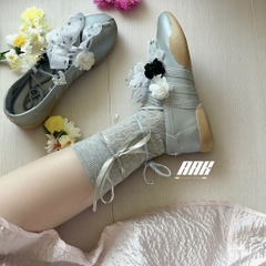 ADIDAS TAEKWONDO MEI BALLET ‘SILVER METALLIC GUM (JR7032)