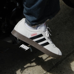 ADIDAS VL COURT 2.0 LIFESTYLE SKATEBOARDING SUEDE SHOES  ( HQ1802)