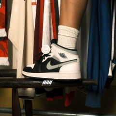 NIKE AIR JORDAN 1 MID WHITE SHADOW (554725-073)