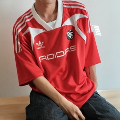 ADIDAS ADILENIUM OVERSIZED SHORT SLEEVE JERSEY 'Better Scarlet' - IW3637