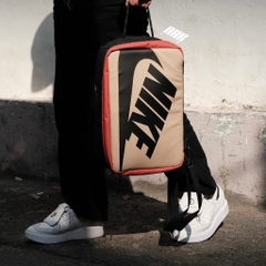 NIKE SHOES BOX BAG - BEIGE